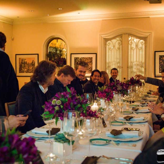 Jantar para os principais CEOs parceiros da Turner