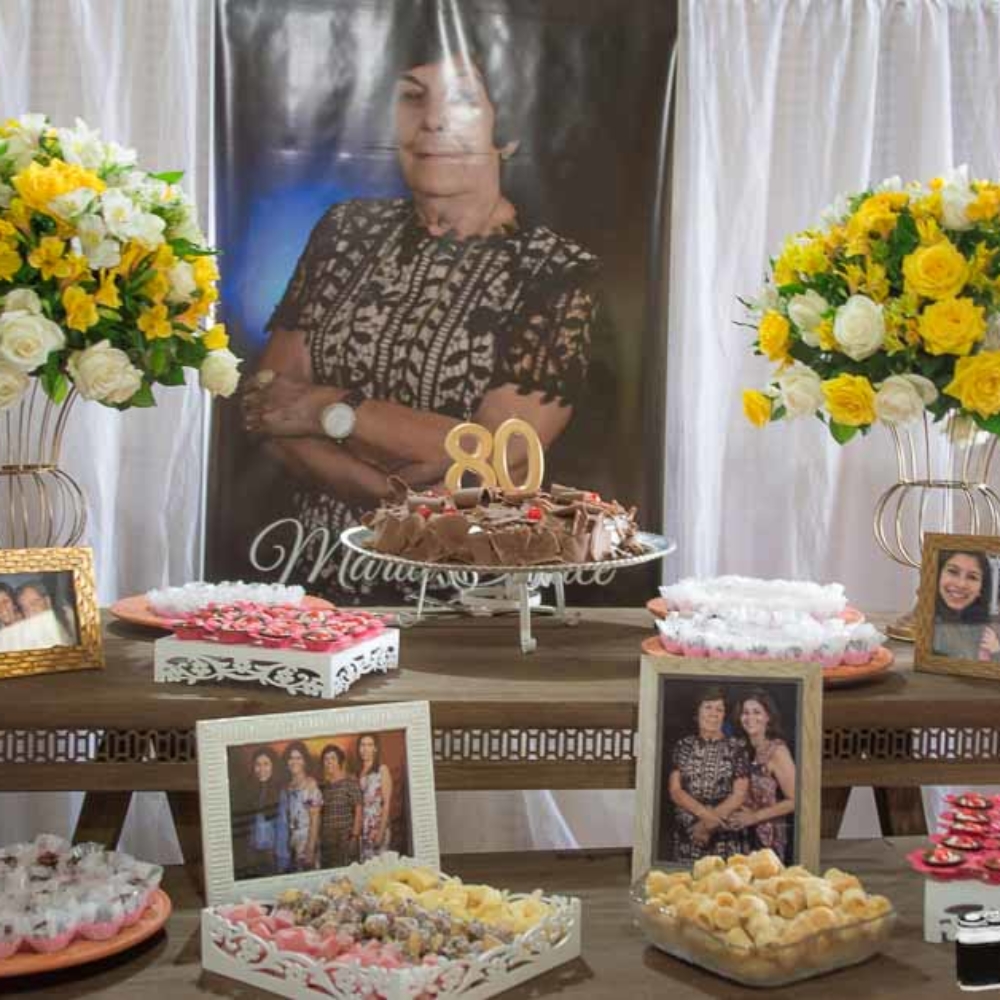 Aniversario Maria Eunice 80 anos