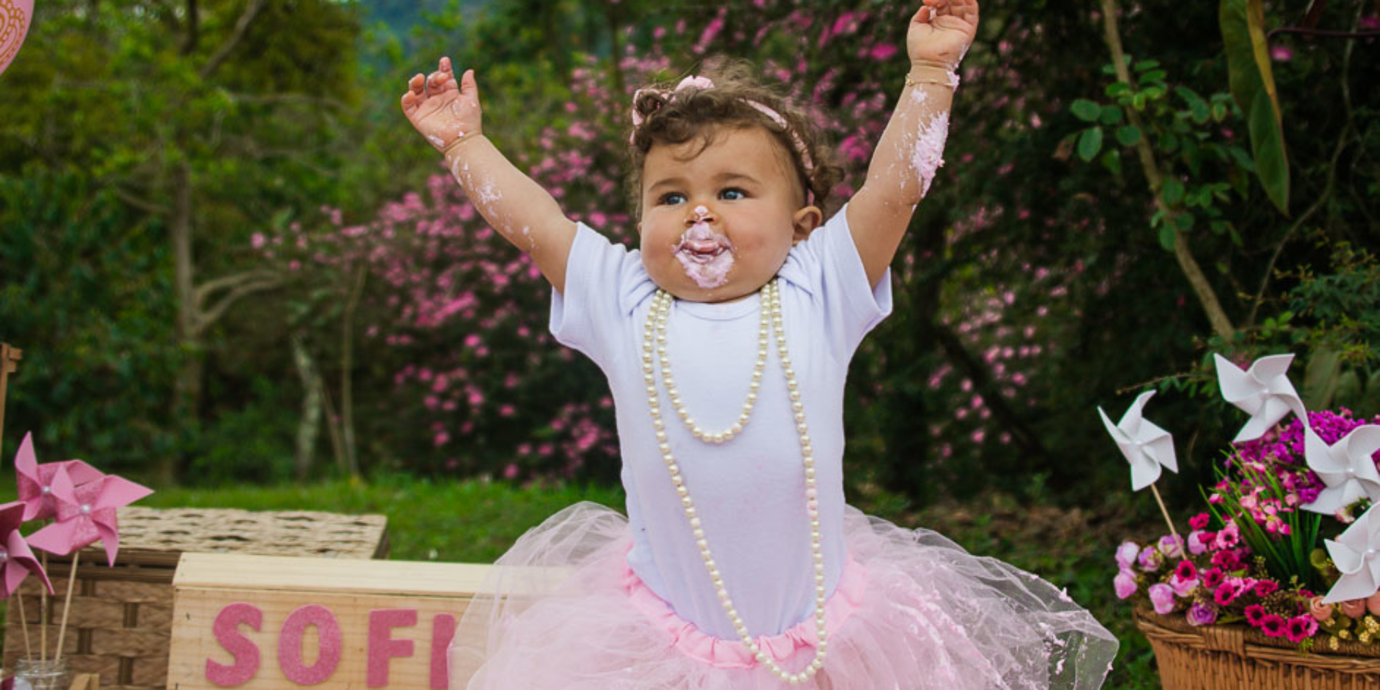 Ensaio Infantil Smash The Cake Sofia