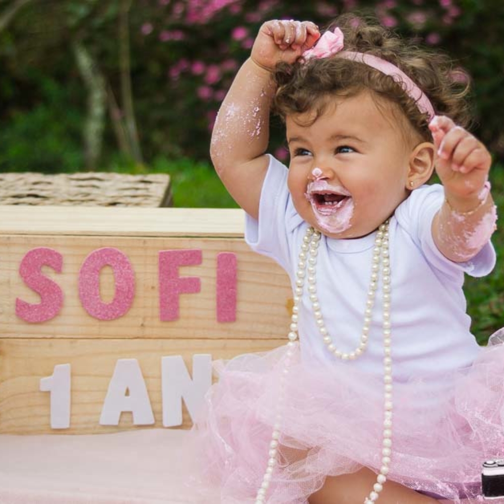 Ensaio Infantil Smash The Cake Sofia