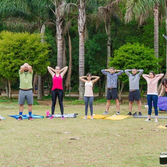 Evento Corporativo Aula de Pilates e Crossfit no Parque Villa Lobos