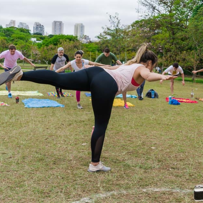 Evento Corporativo Aula de Pilates e Crossfit no Parque Villa Lobos
